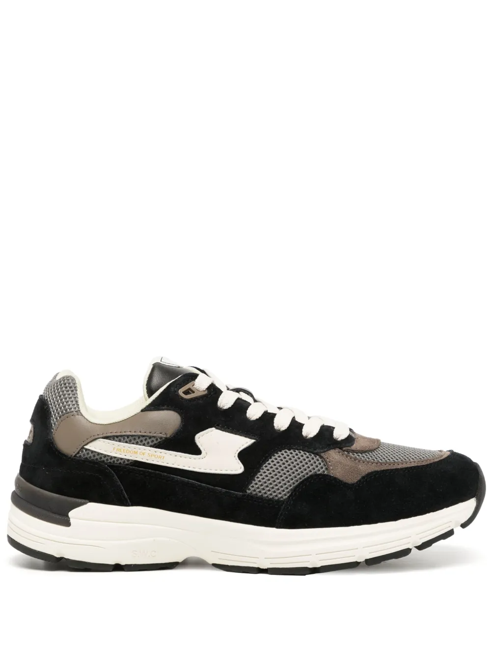Stepney Workers Club Amiel S-Strike panelled sneakers | Black | Image 1