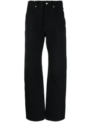 【フェンディ】 Trousers - Straight Trousers パンツ FENDI FF Silk Trousers | Neutrals | FARFETCH