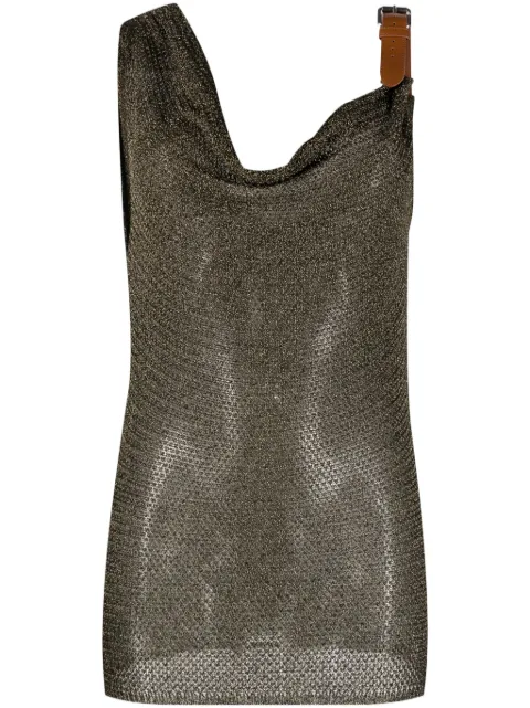 Blumarine camiseta tejida con detalle de hebilla