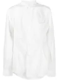 Comme des Garçons Homme Plus draped long-sleeve shirt - White