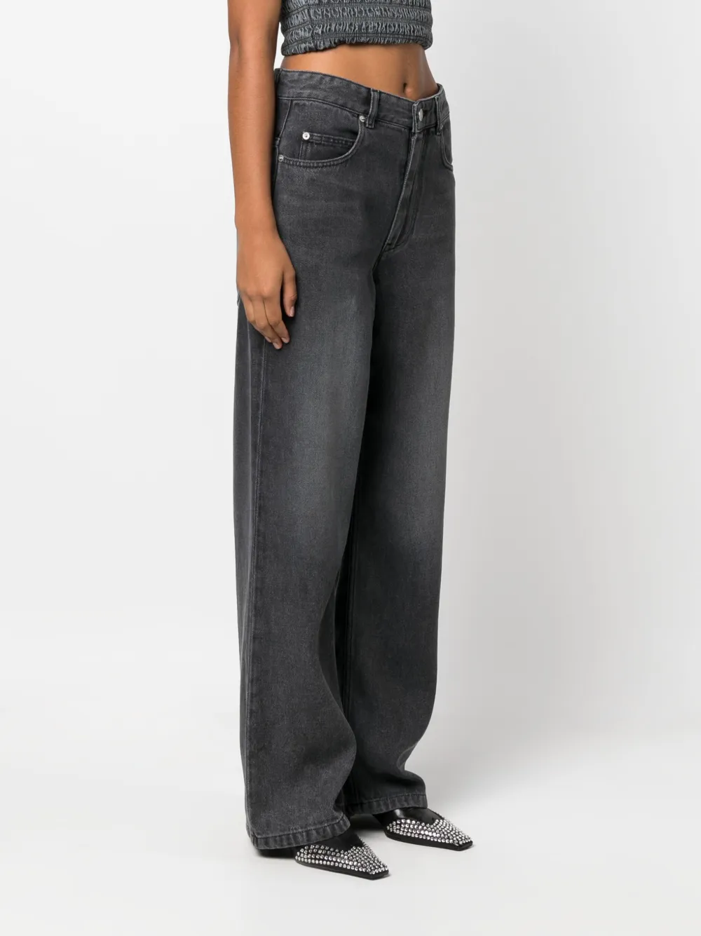 MARANT ÉTOILE Jeans Bymara a gamba ampia | Denim | Image 3