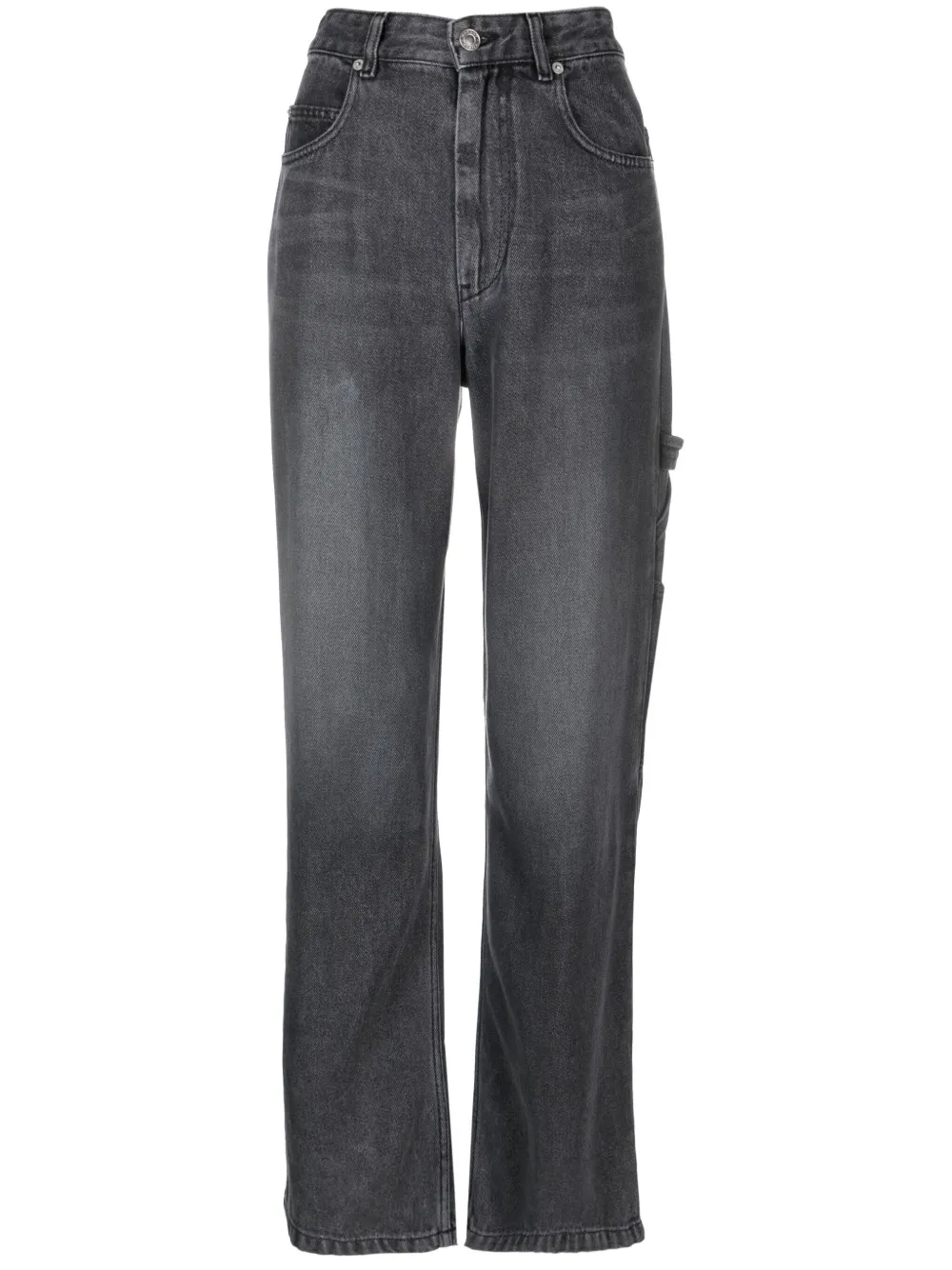 MARANT ÉTOILE Bymara mid-rise wide-leg jeans - Grigio