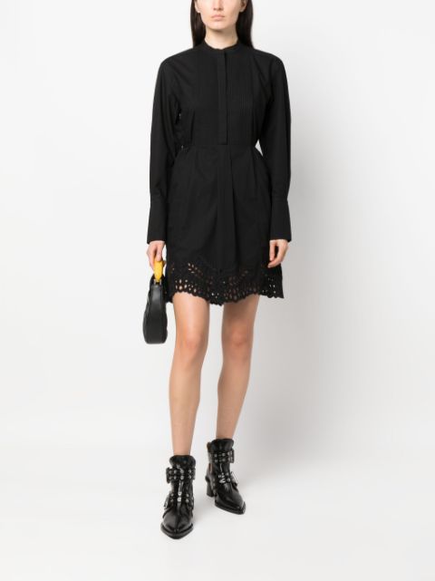 Rheana broderie-anglaise shirtdress