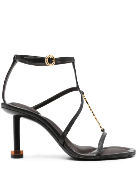 Jacquemus logo-plaque strap-detail sandals