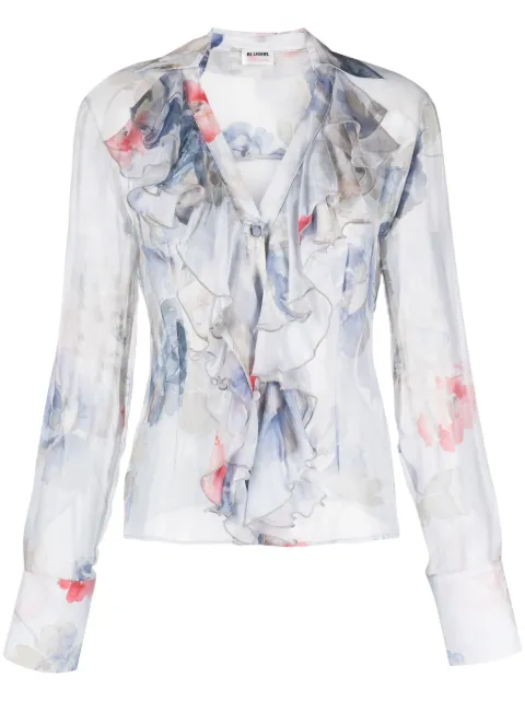 Moufles BLUGIRL Pour Femme - Rose, Style Décontracté, Mélange Laine/cachemire/coton, Taille Unique