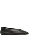 Le Monde Beryl Luna leather ballerina shoes - Black