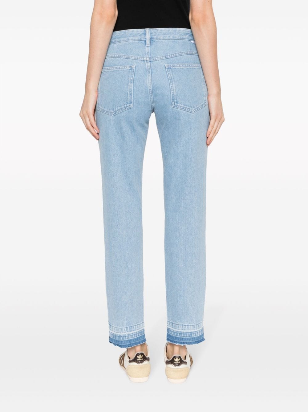 Shop Marant Etoile Sulanoa Mid-rise Slim Jeans In Blue