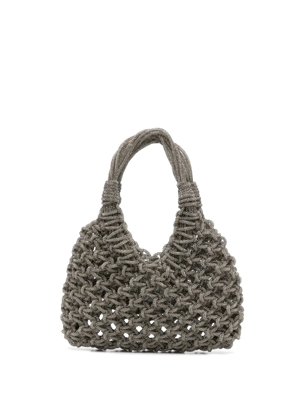 Hibourama small Vannifique crystal-embellished bag - Grey
