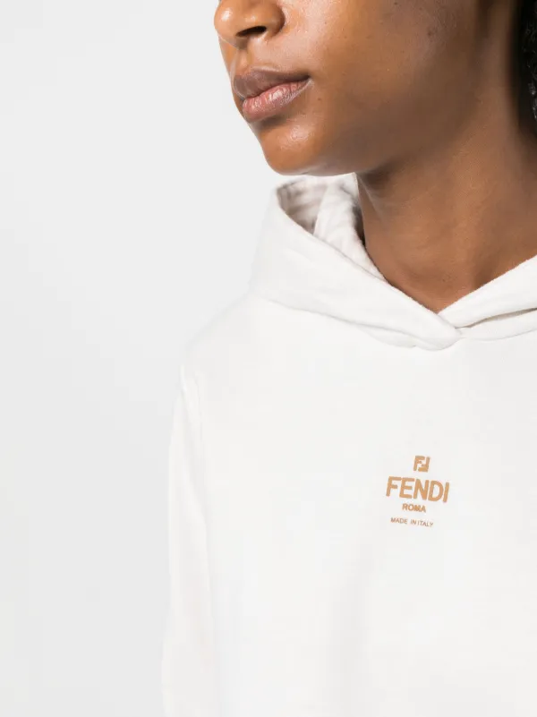 Fendi logo hoodie online