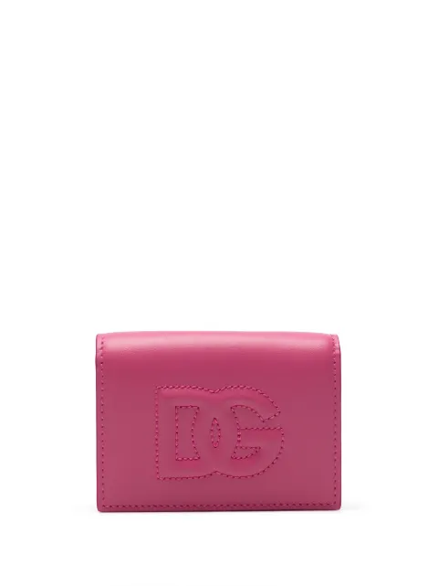 Dolce & Gabbana Carteira dobrável com logo gravado 