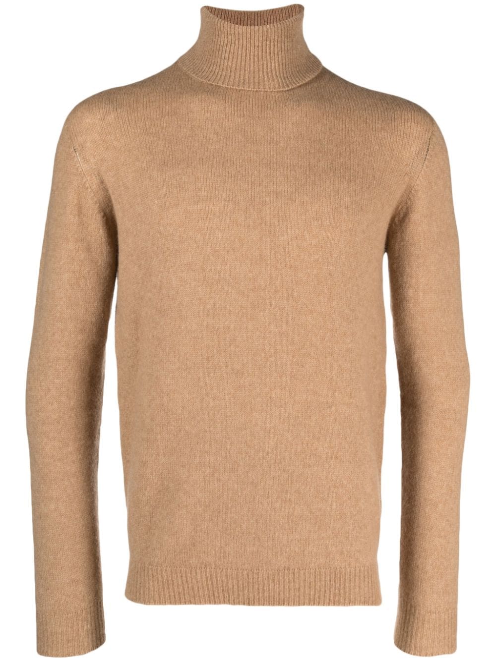 Nuur Fine-knit Roll-neck Jumper In Brown
