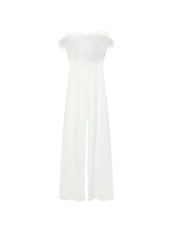 16Arlington Taree Jumpsuit in White