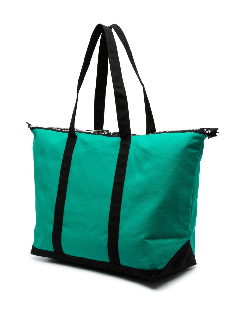 Shop Apc X Jw Anderson Logo-print Tote Bag In Green