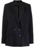 ISABEL MARANT Manelle double-breasted blazer - Black