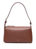 A.P.C. Virginie leather shoulder bag - Brown