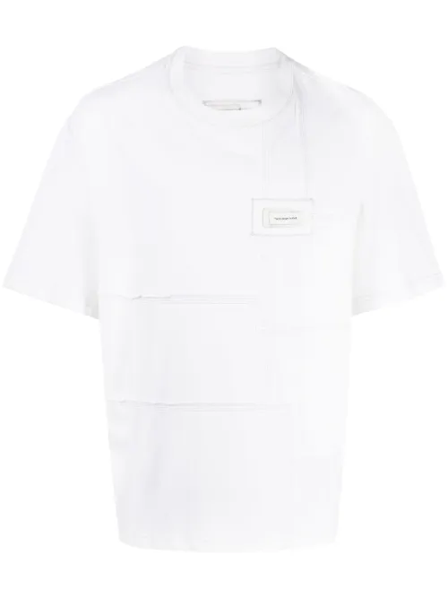 T-shirt à patch logo - Feng Chen Wang - Modalova