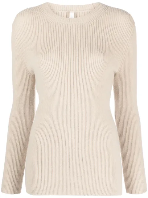 Lauren Manoogian ribbed-knit round-neck jumper