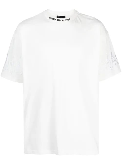 T-shirt en coton à logo brodé - Vision Of Super - Modalova
