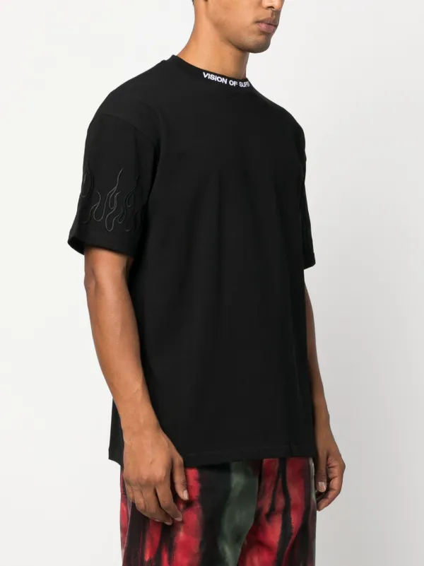 Tシャツ・カットソー VISION OF SUPER Men T Shirts VS00860 BLACK Black BLACK T-SHIRT VISION OF SUPER X HOT WHEELS