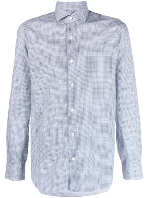 Barba graphic-print long-sleeve shirt