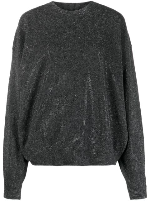 Alexander Wang rhinestone-embellished wool jumper Women