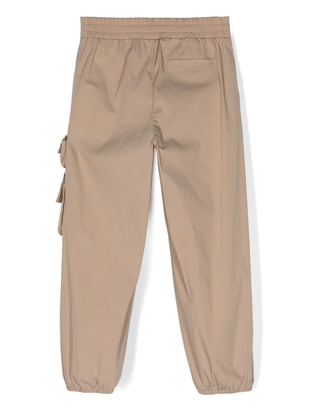 Shop Fendi Ff-findings Tapered Cargo Pants In Brown