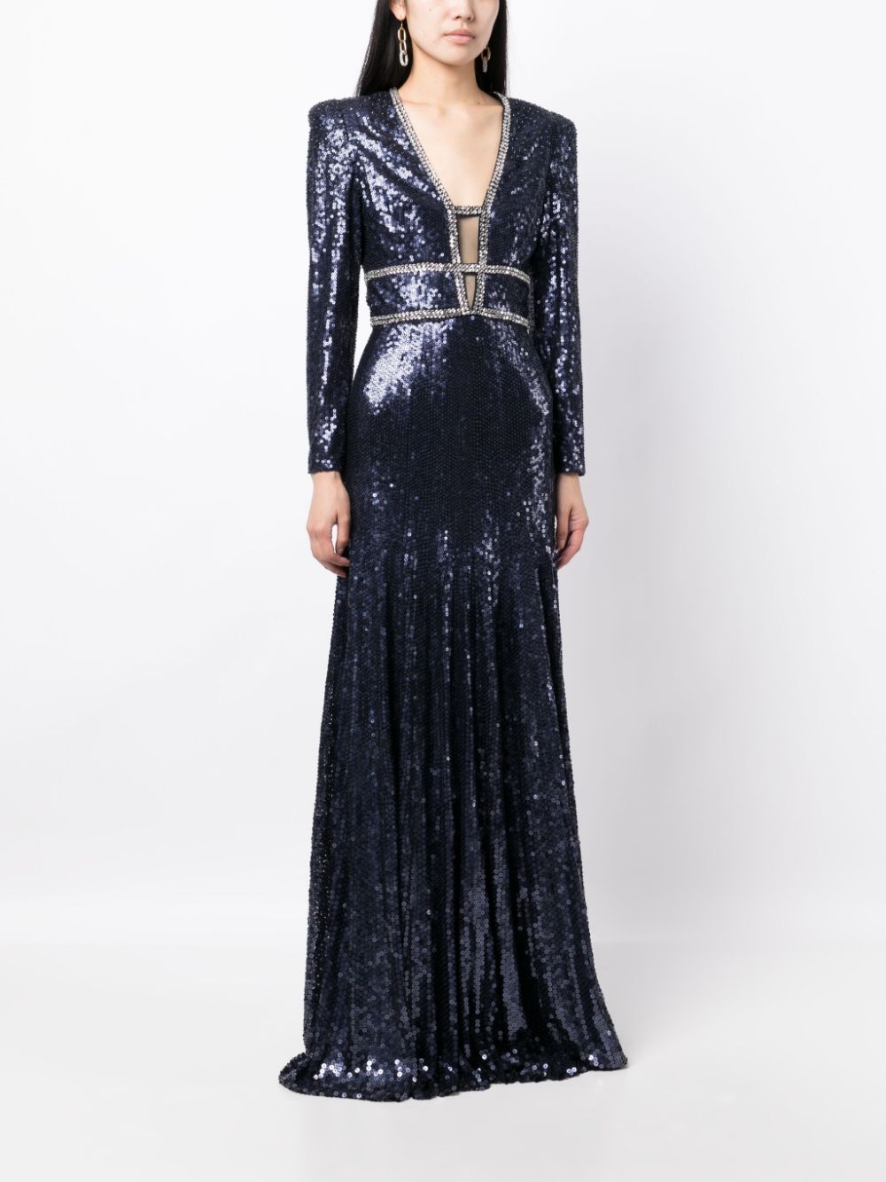 Jenny Packham Celestia crystal-embellished sequin gown Women