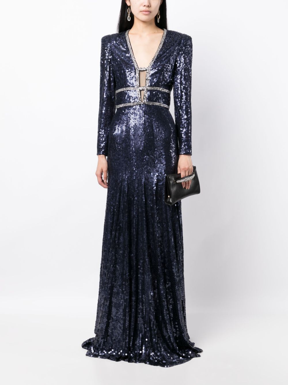 Jenny Packham Celestia crystal-embellished sequin gown Women