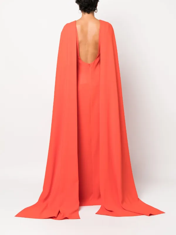 Cape back maxi clearance dress