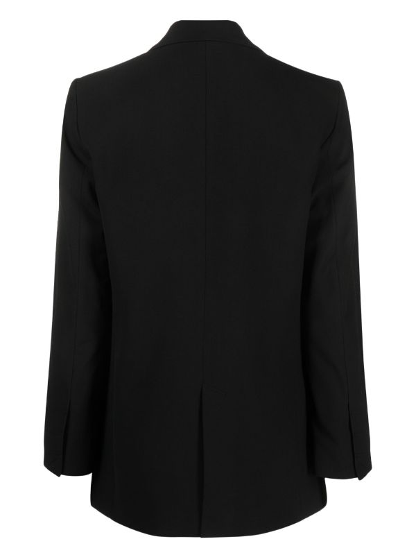 Bimba Y Lola Peak-lapel Double-breasted Blazer in Black