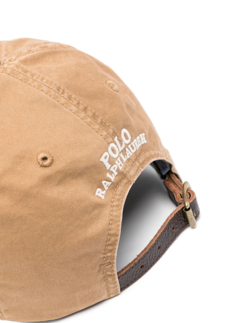 Polo Ralph Lauren Pet met geborduurd logo - Bruin