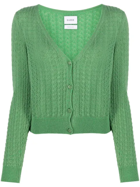 Barrie V-neck cashmere cardigan