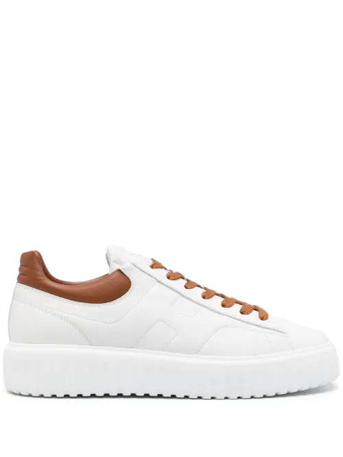 Baskets en cuir à lacets - Hogan - Modalova