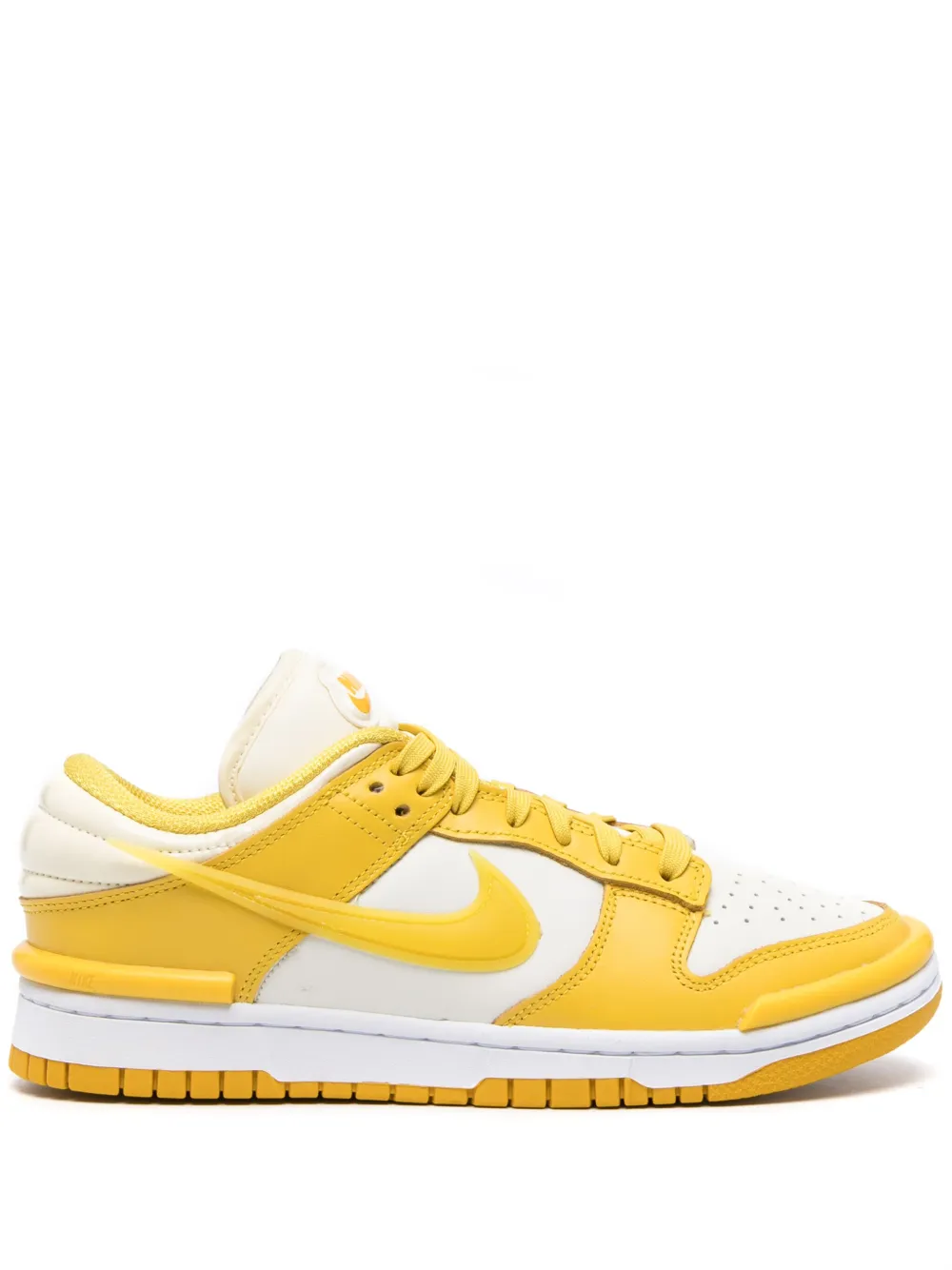 Nike Dunk Low Basketball Sneaker In Yellow