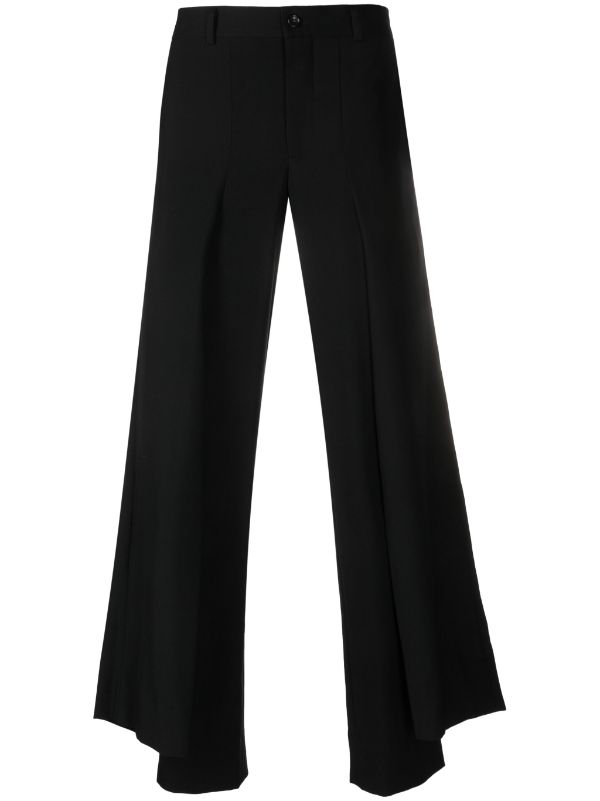 Comme des Garçons Homme Plus Black Paneled Trousers