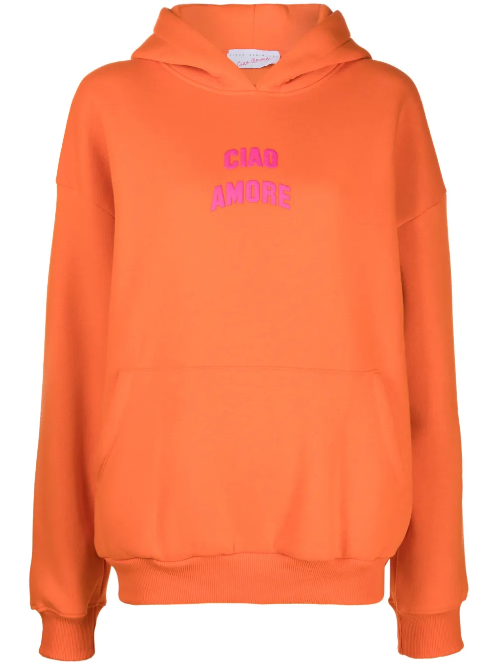 Giada Benincasa Hoodie met logoprint Oranje