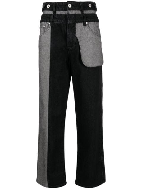Feng Chen Wang mid-rise straight-leg jeans