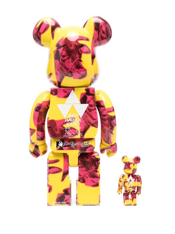 MEDICOM TOY x Andy Warhol BE@RBRICK 100% + 400% フィギュア セット