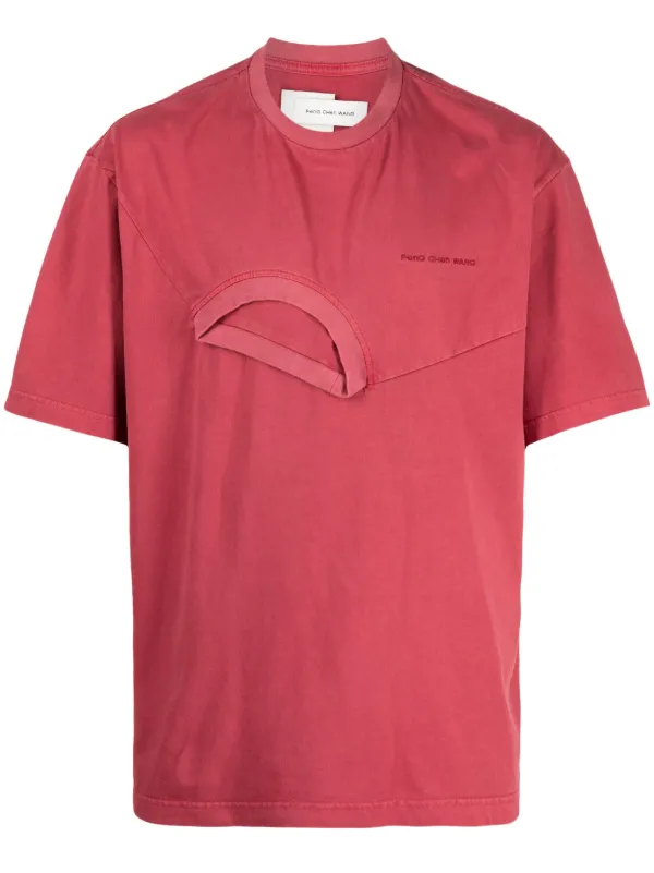 グエンファムティン Feng Chen Wang ロゴ Tシャツ | レッド | FARFETCH JP