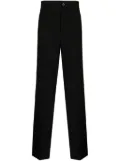 Feng Chen Wang lambs wool straight-leg trousers - Black