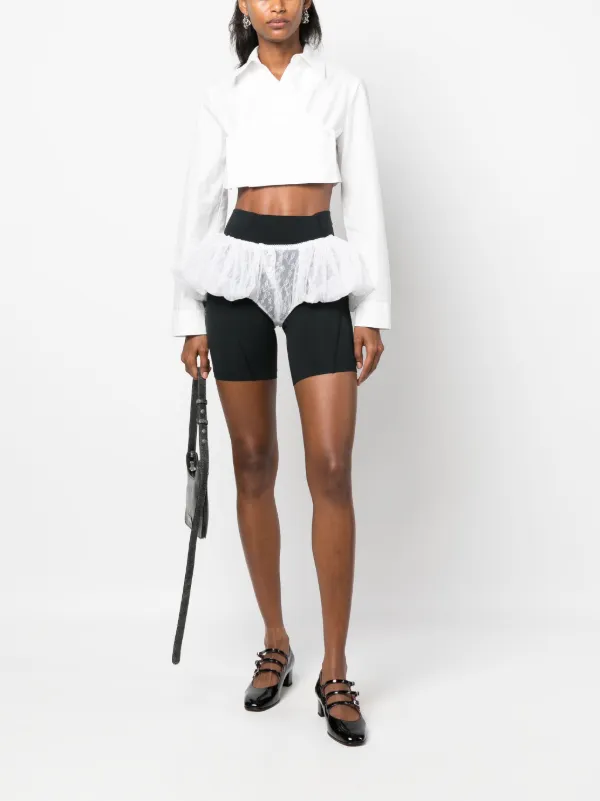 Jacquemus Le Short Chouchou Embroidered Shorts Farfetch
