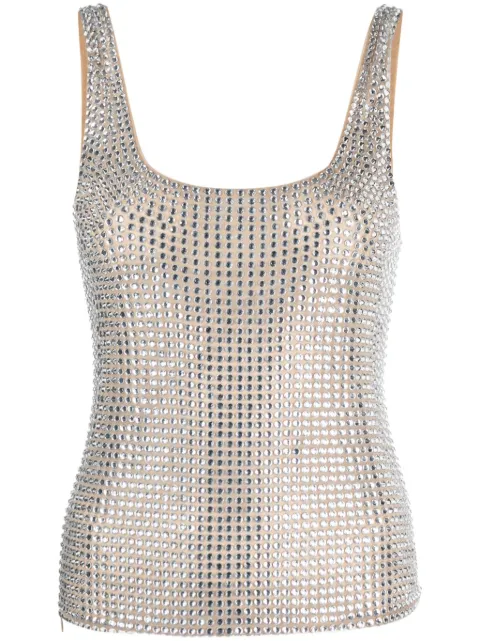 Giuseppe Di Morabito rhinestone-embellished sleeveless top
