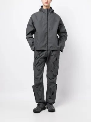 【関税込み】Olly Shinder グレー スプリット フーディ Olly Shinder Split Hoodie | Grey | FARFETCH GE