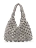 Hibourama small Vannifique crystal-embellished bag - Silver