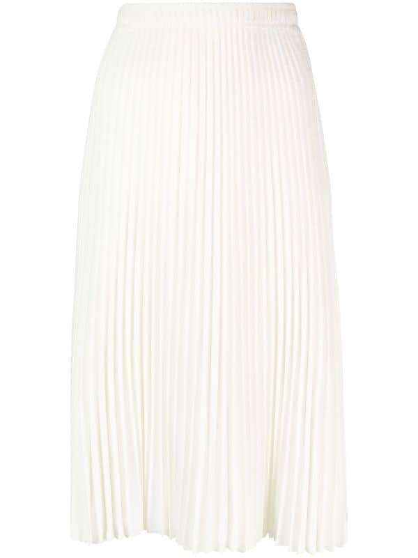 Ermanno Scervino fine-knit Pleated Midi Skirt - Farfetch