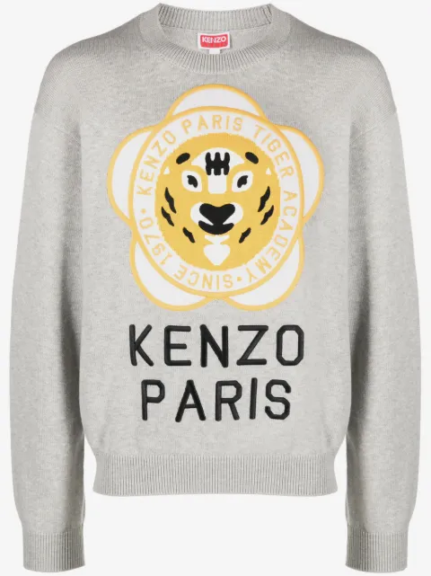 Kenzo Pullover mit Logo-Patch