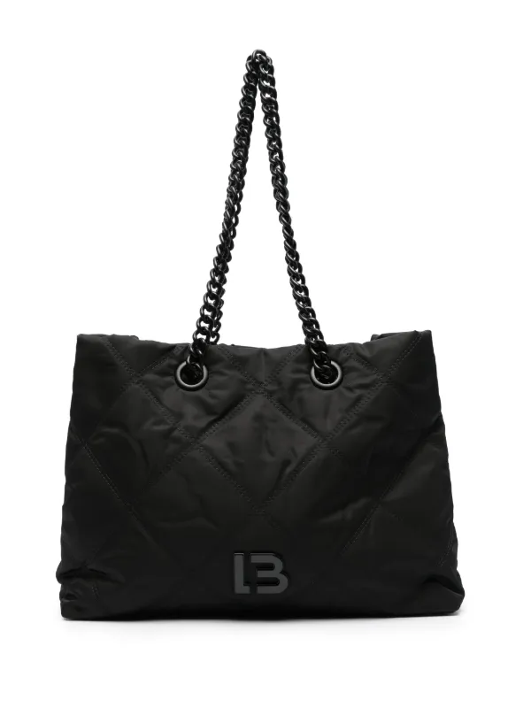 Bimba y Lola Bolso De Hombro Grande Acolchado Negro FARFETCH ES