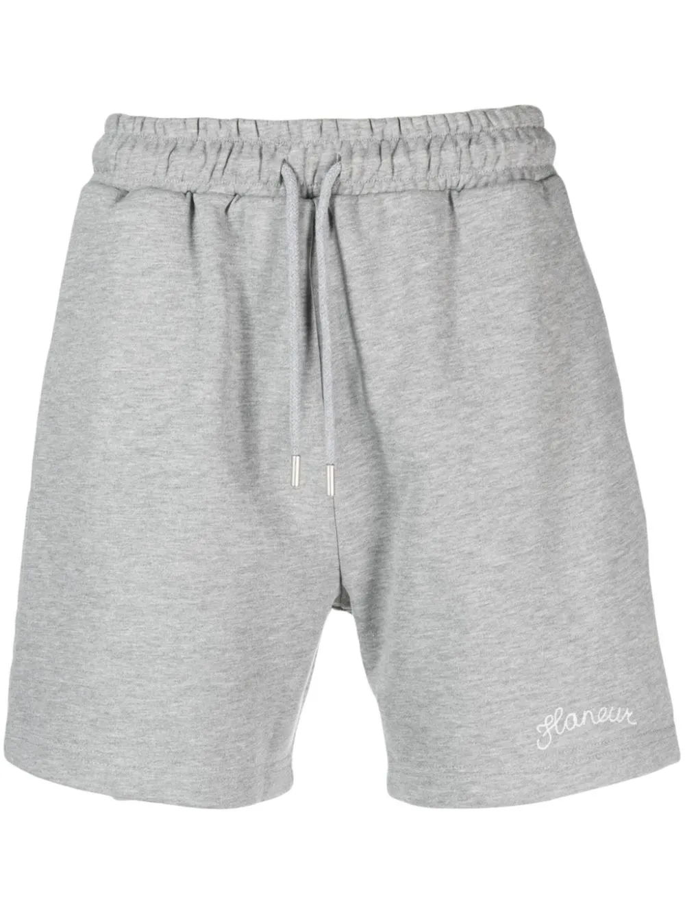 FLANEUR HOMME SIGNATURE COTTON TRACK SHORTS