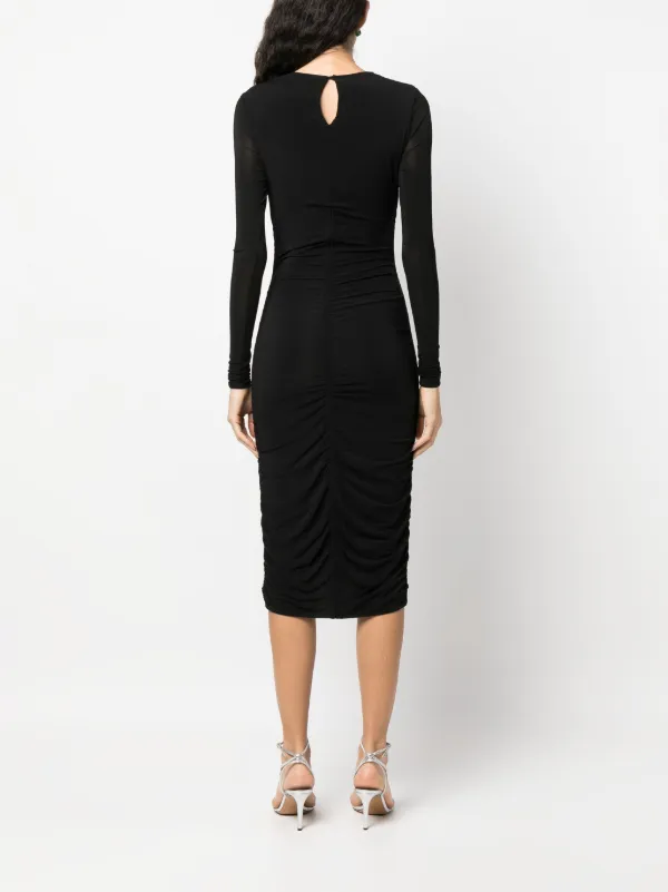 【送料&関税込】Isabel Marant Logane Dress ISABEL MARANT Logane cut-out Midi Dress | Black | FARFETCH