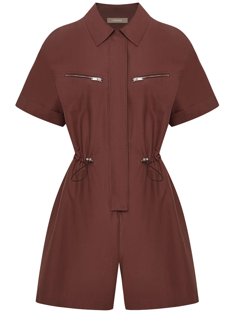 12 STOREEZ Playsuit met korte mouwen Rood